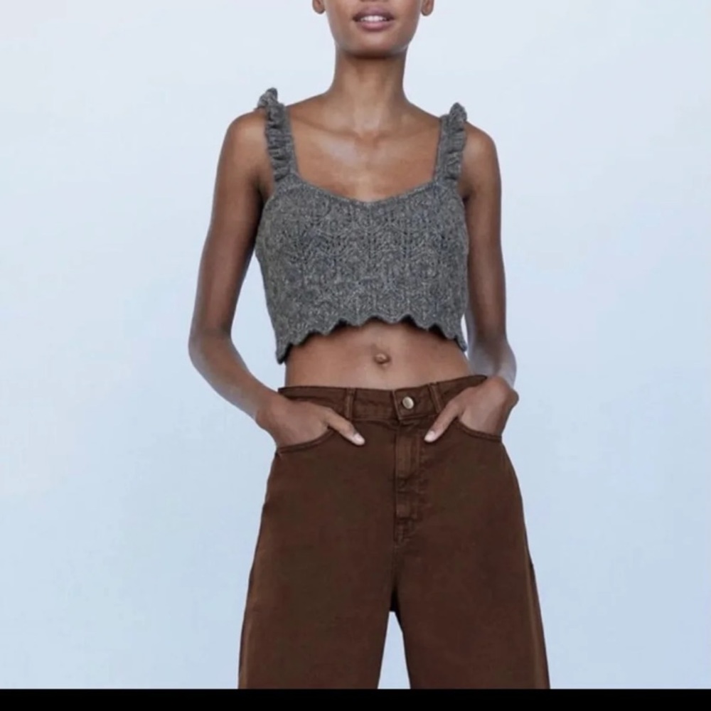 Zara Knit Crop Top